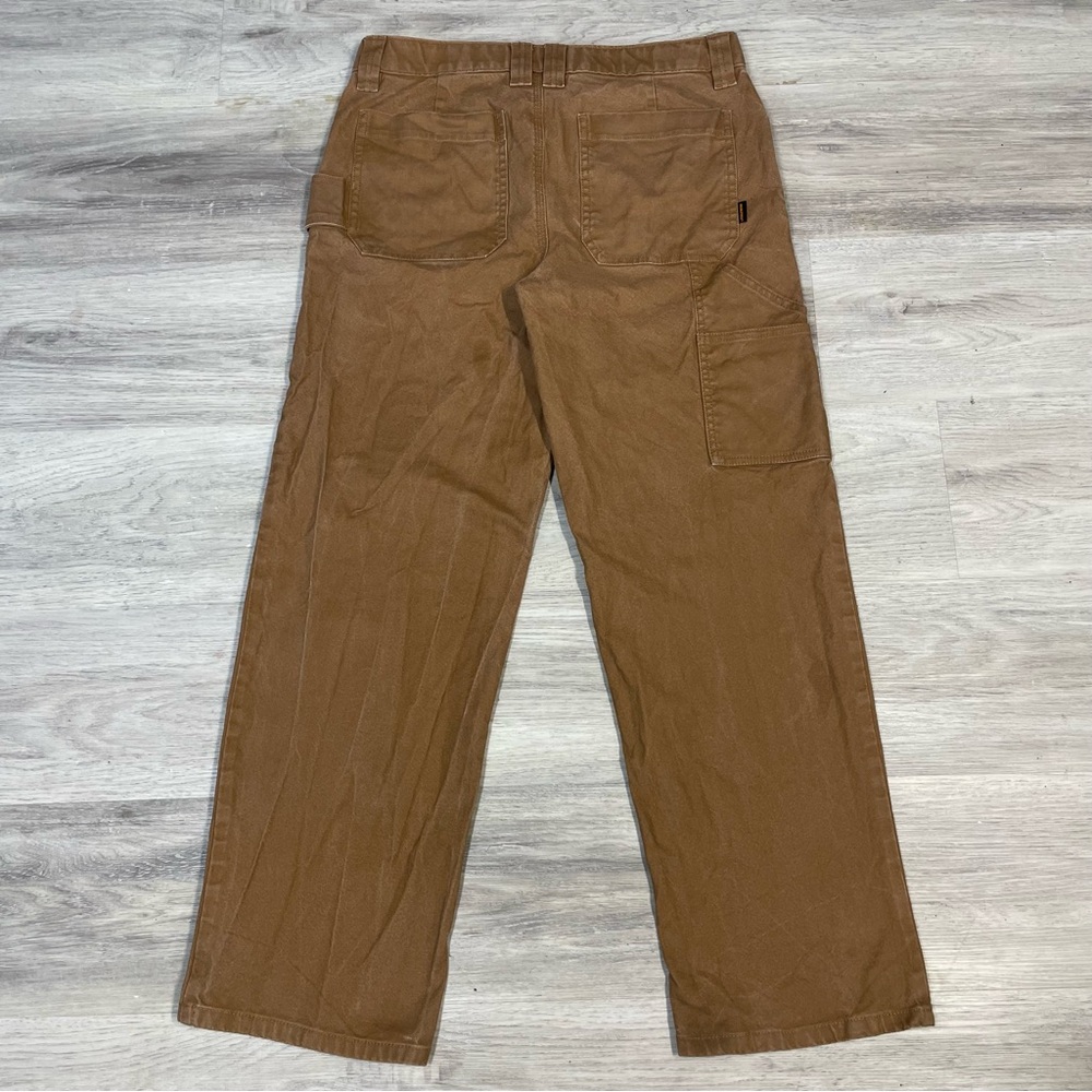 Realtree Men's brown carpenter Cargo Pants stretch waist sz 30x30